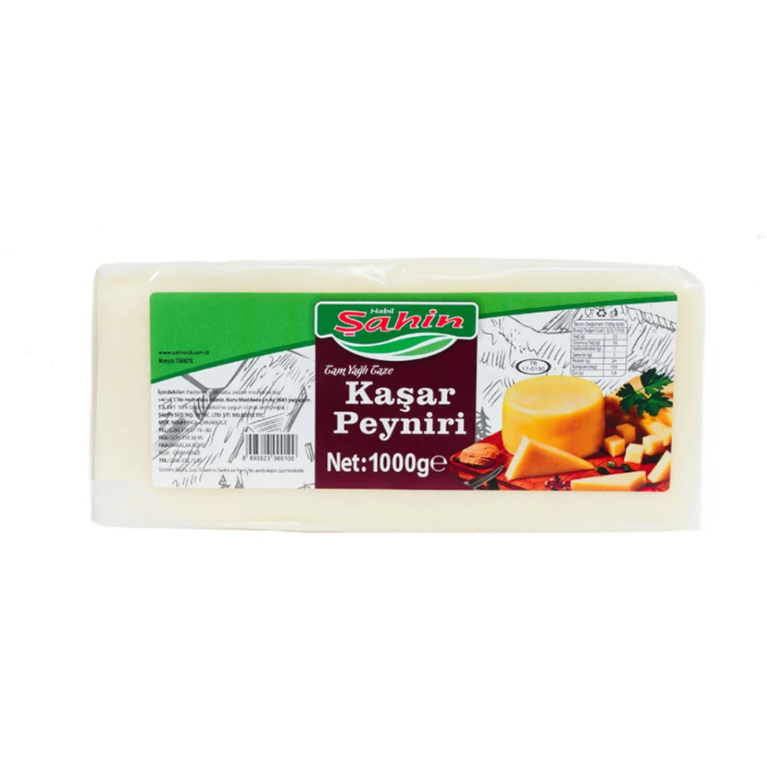 Tam Yağlı Taze Kaşar Peyniri 1000g